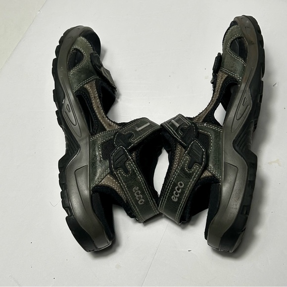 Ecco Offroad Yucatan Sandals Mens 42 Green Hook & Loop Hiking Walking 8-8.5 US - Picture 13 of 14